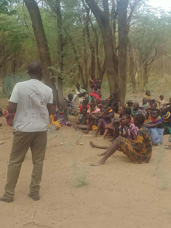 Community outreach session with women's groups